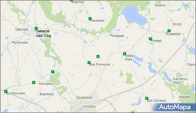 mapa Adamowo gmina Jabłonowo Pomorskie, Adamowo gmina Jabłonowo Pomorskie na mapie Targeo