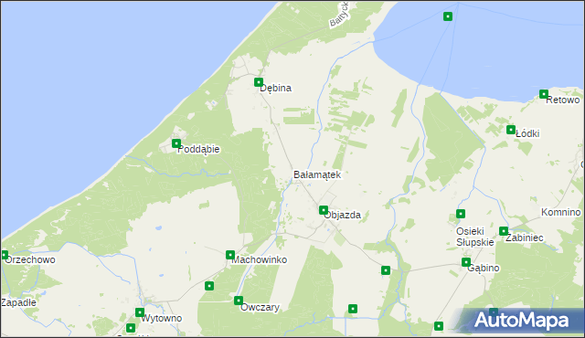 mapa Bałamątek, Bałamątek na mapie Targeo