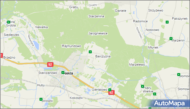 mapa Barczyzna, Barczyzna na mapie Targeo