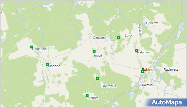 mapa Batyń, Batyń na mapie Targeo