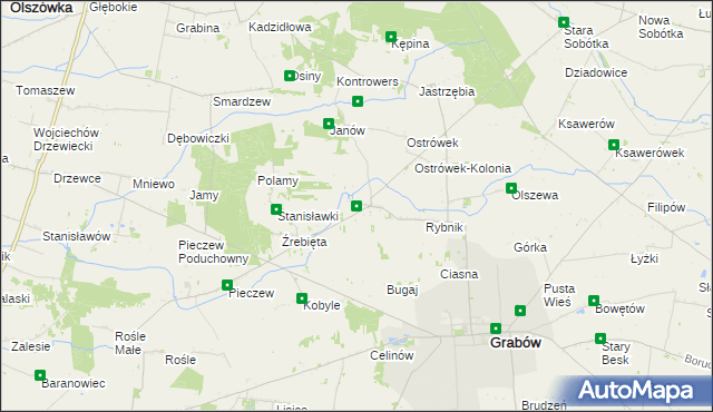 mapa Besiekiery, Besiekiery na mapie Targeo