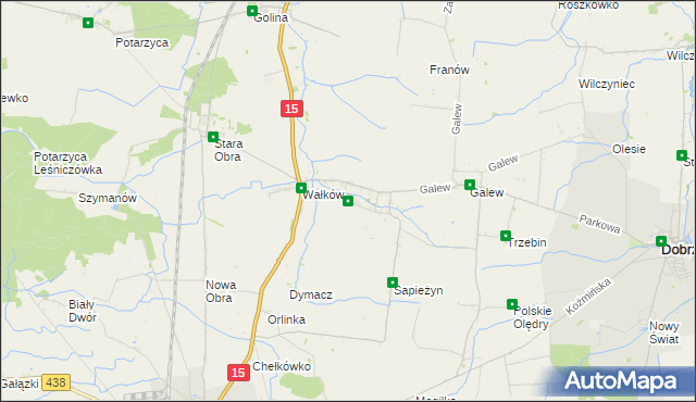 mapa Borzęcice, Borzęcice na mapie Targeo