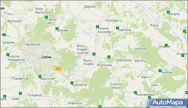 mapa Bujny Szlacheckie, Bujny Szlacheckie na mapie Targeo