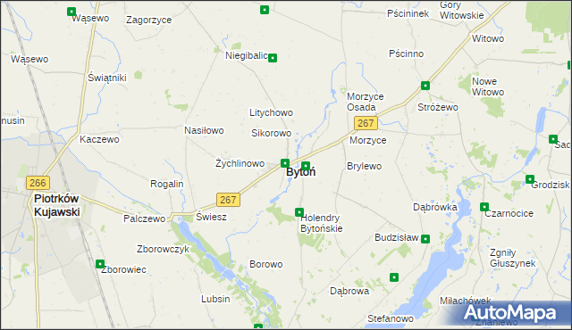 mapa Bytoń, Bytoń na mapie Targeo