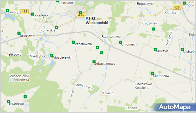 mapa Charłub, Charłub na mapie Targeo