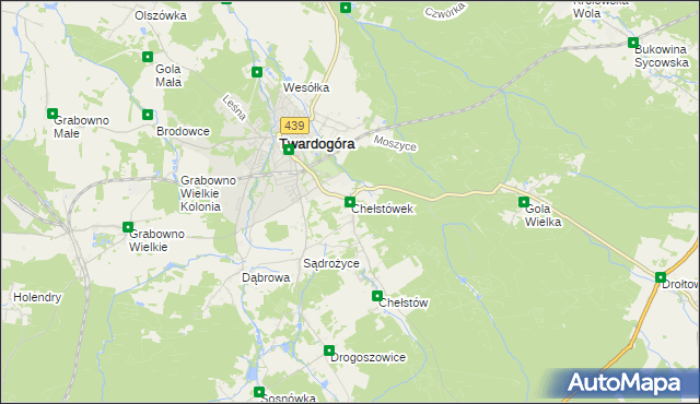 mapa Chełstówek, Chełstówek na mapie Targeo