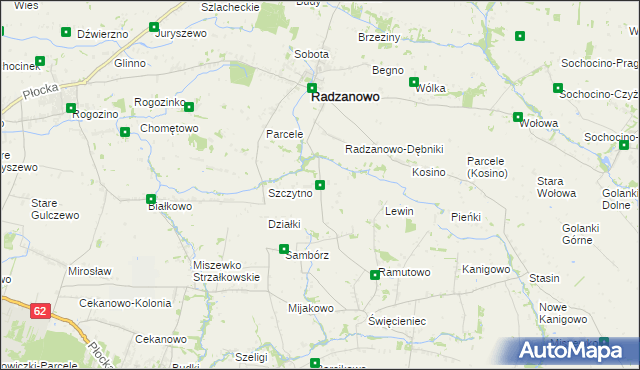 mapa Chełstowo, Chełstowo na mapie Targeo