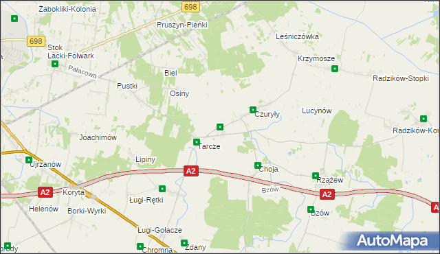 mapa Cielemęc, Cielemęc na mapie Targeo