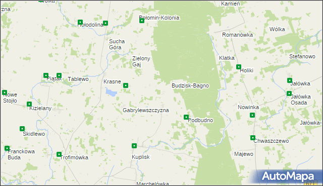 mapa Cieśnisk Mały, Cieśnisk Mały na mapie Targeo