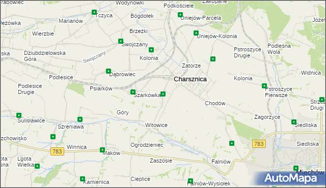 mapa Ciszowice, Ciszowice na mapie Targeo