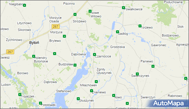 mapa Czarnocice, Czarnocice na mapie Targeo