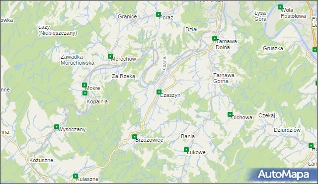 mapa Czaszyn, Czaszyn na mapie Targeo