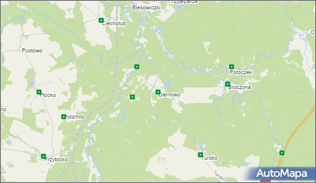 mapa Darnowo gmina Kępice, Darnowo gmina Kępice na mapie Targeo