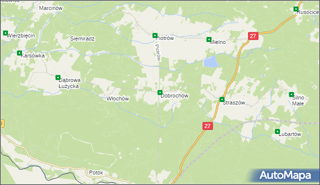 mapa Dobrochów, Dobrochów na mapie Targeo