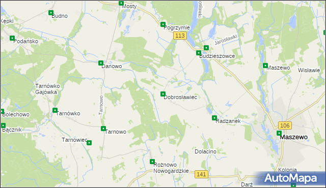 mapa Dobrosławiec, Dobrosławiec na mapie Targeo