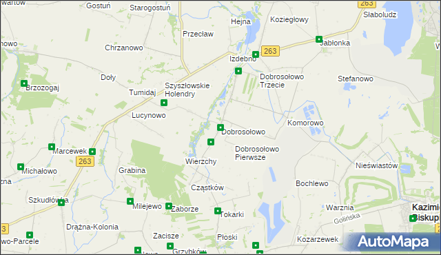 mapa Dobrosołowo, Dobrosołowo na mapie Targeo