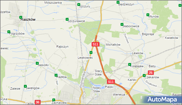 mapa Franklinów, Franklinów na mapie Targeo