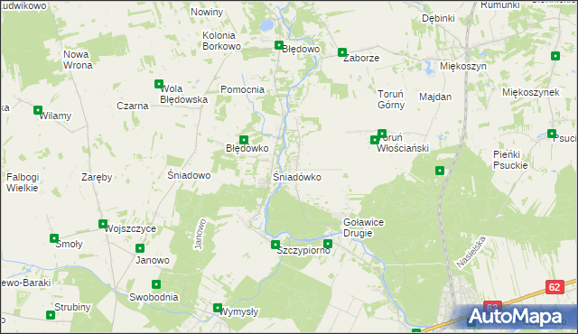 mapa Goławice Pierwsze, Goławice Pierwsze na mapie Targeo