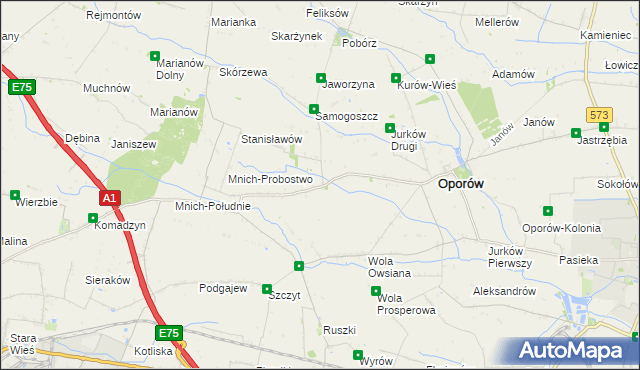 mapa Golędzkie, Golędzkie na mapie Targeo