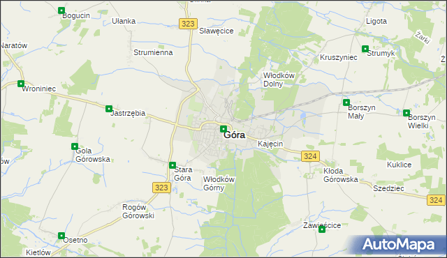 mapa Góra, Góra na mapie Targeo