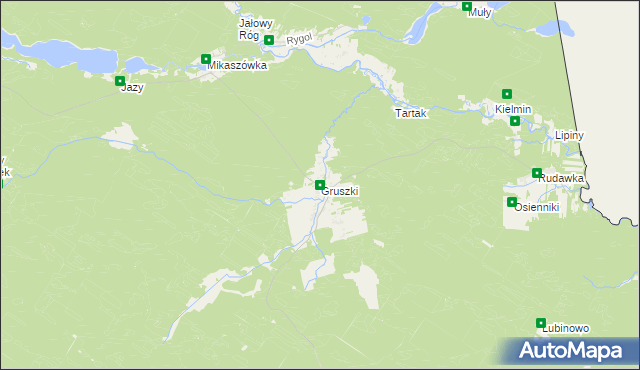 mapa Gruszki, Gruszki na mapie Targeo