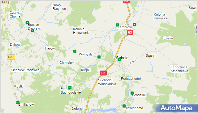 mapa Hołowienki, Hołowienki na mapie Targeo