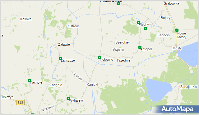 mapa Hołowno, Hołowno na mapie Targeo