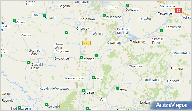 mapa Hołudza, Hołudza na mapie Targeo