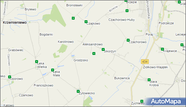 mapa Huby Pijanowskie, Huby Pijanowskie na mapie Targeo