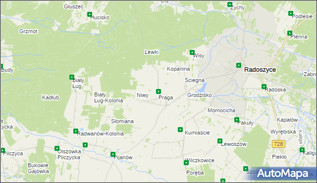 mapa Jakimowice, Jakimowice na mapie Targeo