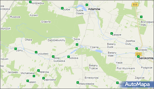 mapa Konorzatka, Konorzatka na mapie Targeo