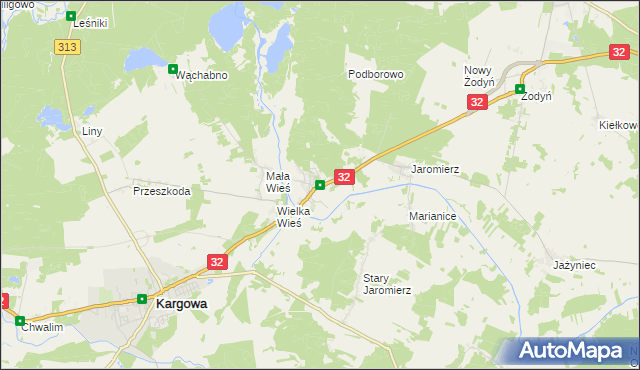 mapa Kopanica gmina Siedlec, Kopanica gmina Siedlec na mapie Targeo