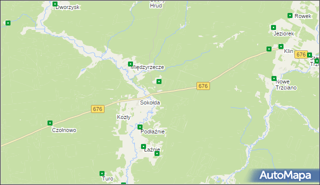 mapa Kopna Góra, Kopna Góra na mapie Targeo