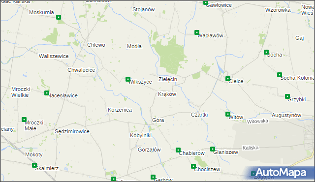 mapa Krakowa, Krąków na mapie Targeo