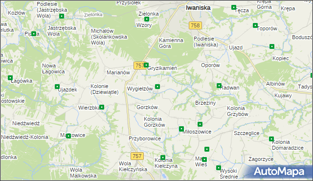 mapa Łopatno, Łopatno na mapie Targeo