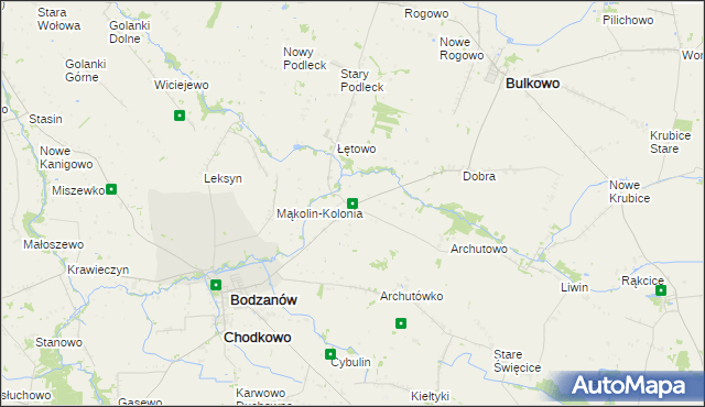 mapa Mąkolin, Mąkolin na mapie Targeo