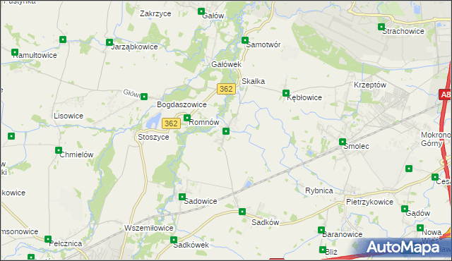 mapa Małkowice gmina Kąty Wrocławskie, Małkowice gmina Kąty Wrocławskie na mapie Targeo