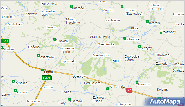 mapa Międzygórz, Międzygórz na mapie Targeo