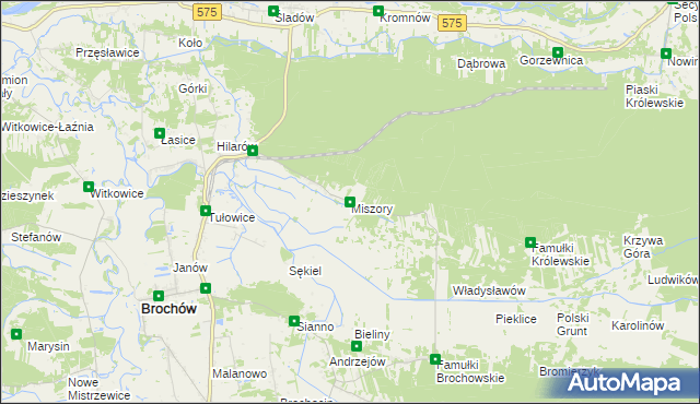 mapa Miszory, Miszory na mapie Targeo