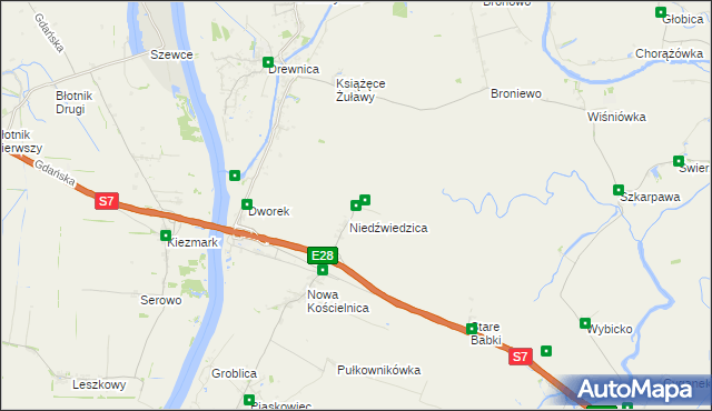 mapa Niedźwiedziówka, Niedźwiedziówka na mapie Targeo