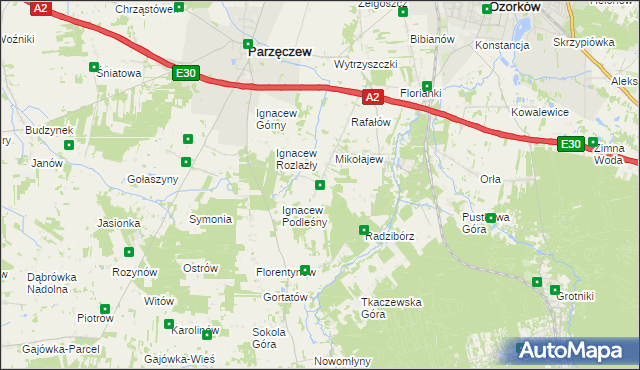 mapa Nowa Jerozolima, Nowa Jerozolima na mapie Targeo