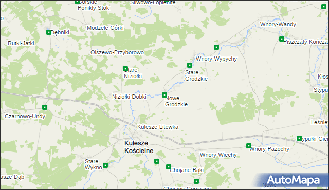 mapa Nowe Grodzkie, Nowe Grodzkie na mapie Targeo