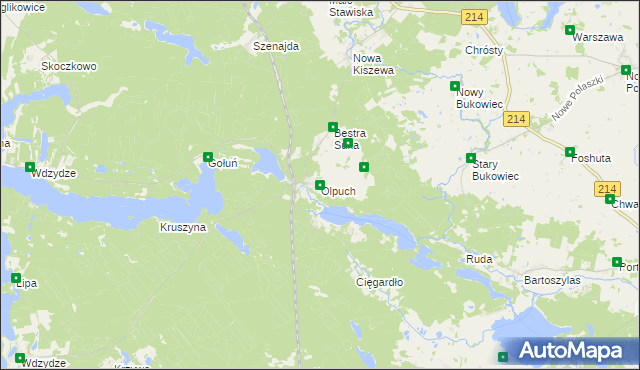 mapa Olpuch, Olpuch na mapie Targeo