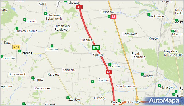 mapa Papieże, Papieże na mapie Targeo