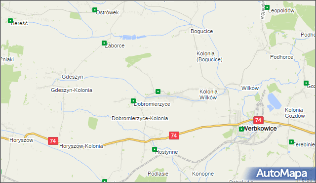 mapa Peresołowice, Peresołowice na mapie Targeo