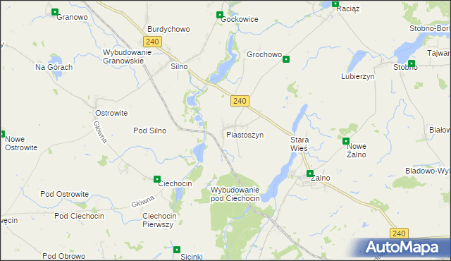 mapa Piastoszyn, Piastoszyn na mapie Targeo