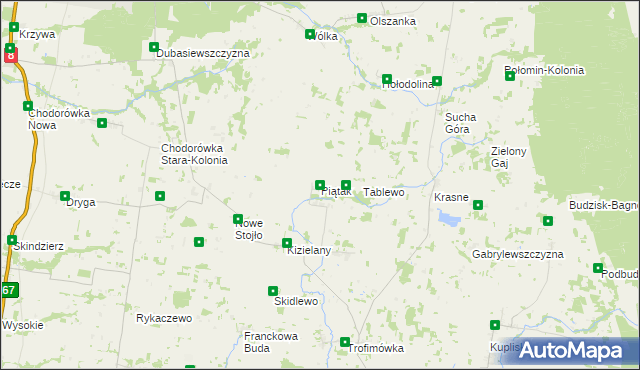 mapa Piątak, Piątak na mapie Targeo