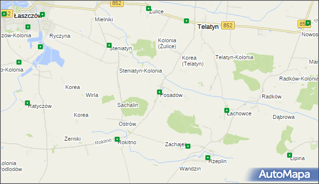 mapa Posadów, Posadów na mapie Targeo