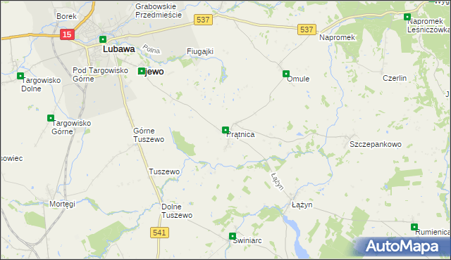 mapa Prątnica, Prątnica na mapie Targeo