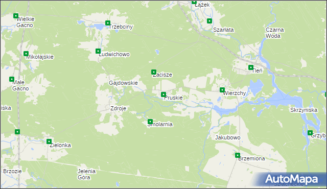 mapa Pruskie, Pruskie na mapie Targeo